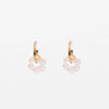Resin Flower With Gold Hoops  Large