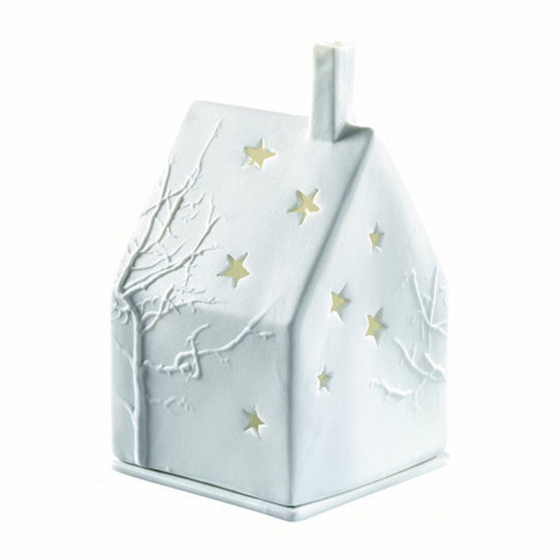 Porcelain Tealight House - Branch Star