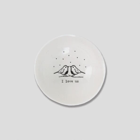 Porcelain Tiny Dish - I Love Us