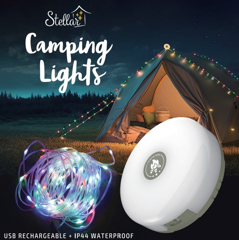 Camping Lights - 10 Metres