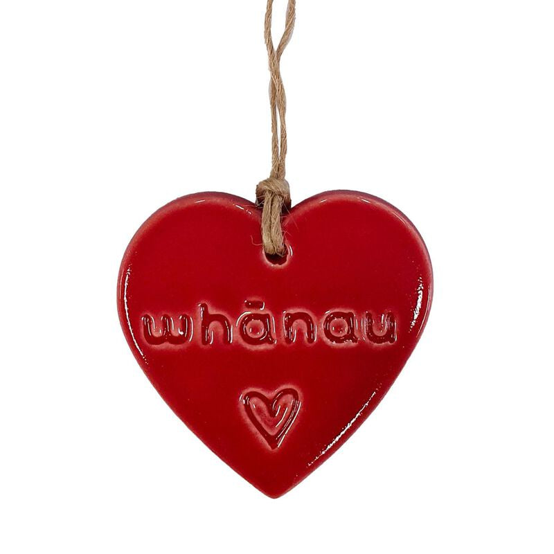 Bright Ceramic Hearts - Whanau