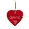 Bright Ceramic Hearts - Aroha
