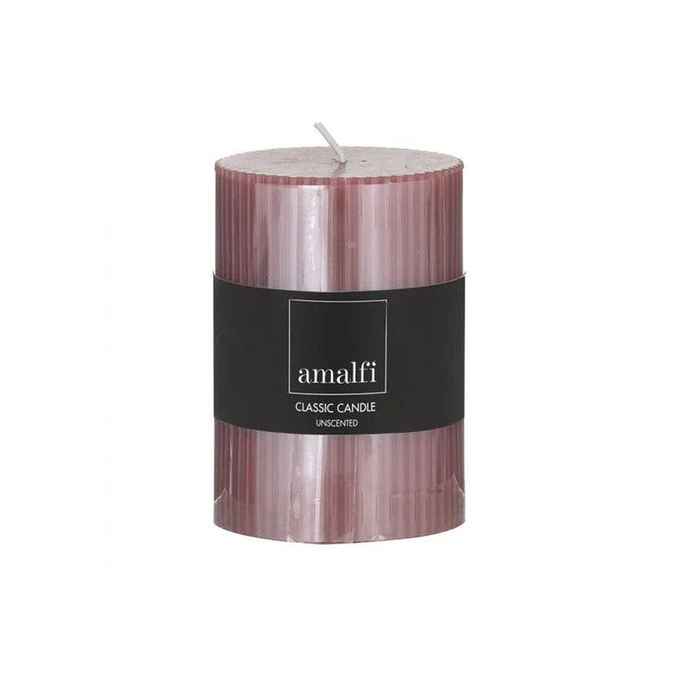 Ribbed Pillar Candles (SALE)