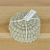 Felt ball Coasters - set of 4