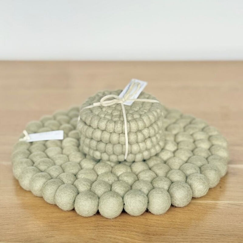 Felt Ball Pot Stands