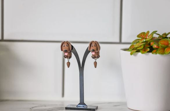 Sausage Dog Earrings - 2 Parts