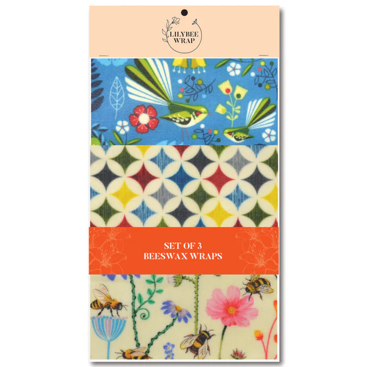 Beeswax Wraps - Set of 3
