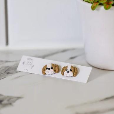 Springer Spaniel Stud Earrings