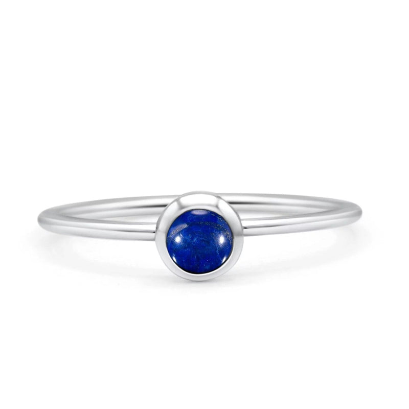 Sterling Silver Lapis Ring