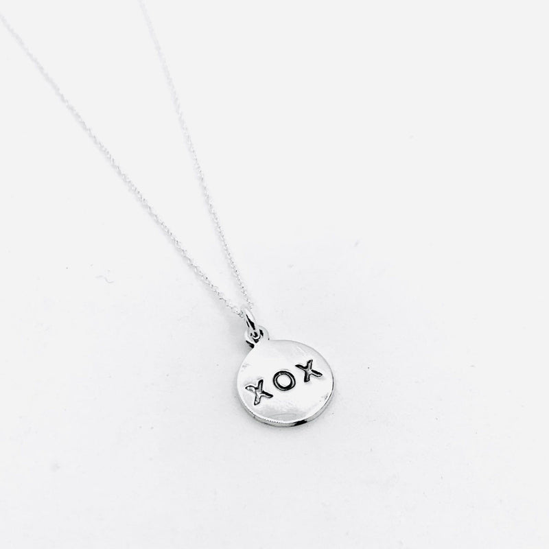 Sterling Silver XOX Necklace