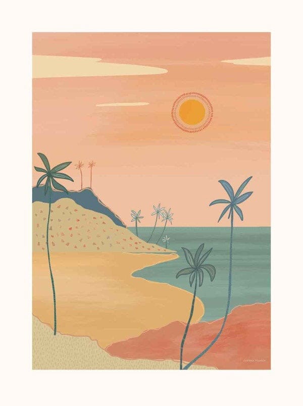 Summer Palms - Carissa Yeoman Art - Image Vault Carissa Yeoman 