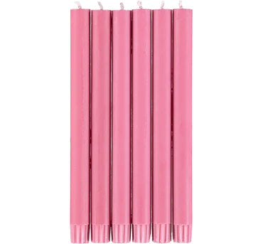 Tapered Dinner Candle - single Candle Not specified Cerise Pink 