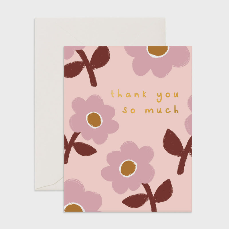 Thank You Begonias Card