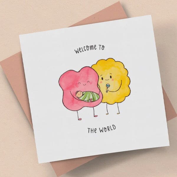 The Kiss Co. Cards Cards The Kiss Co. Welcome to the World 