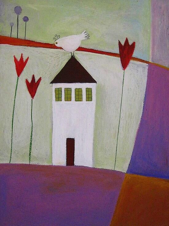 Three Red Tulips - Barbara Franklet