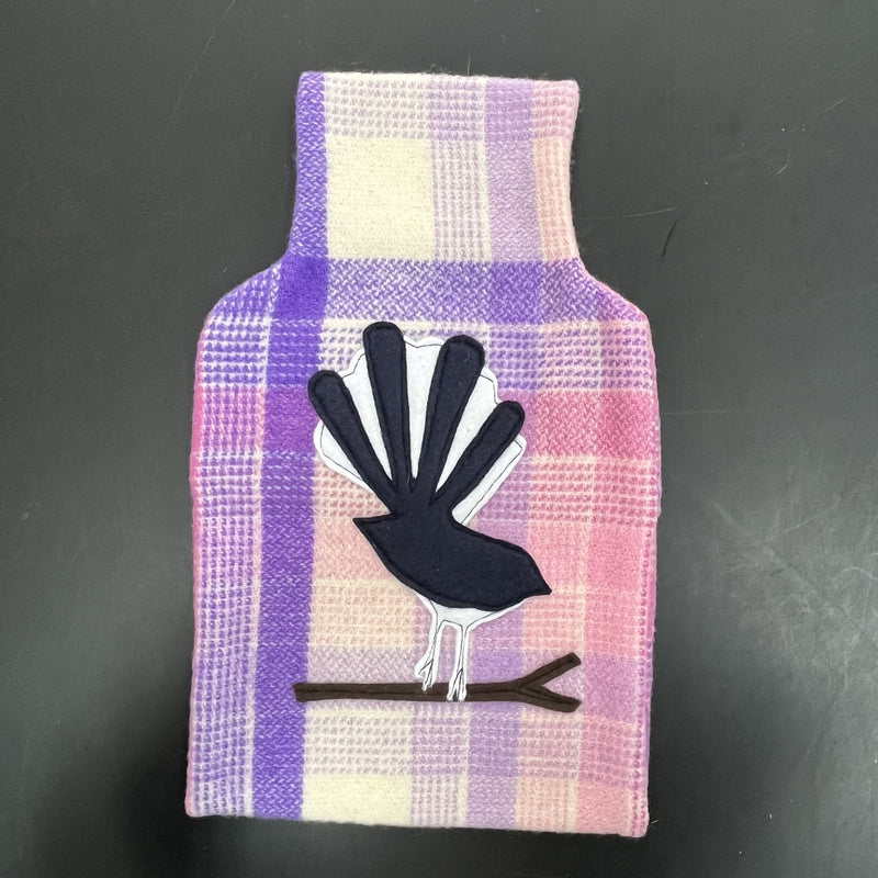 Blanket hot water bottle cover - Fantail