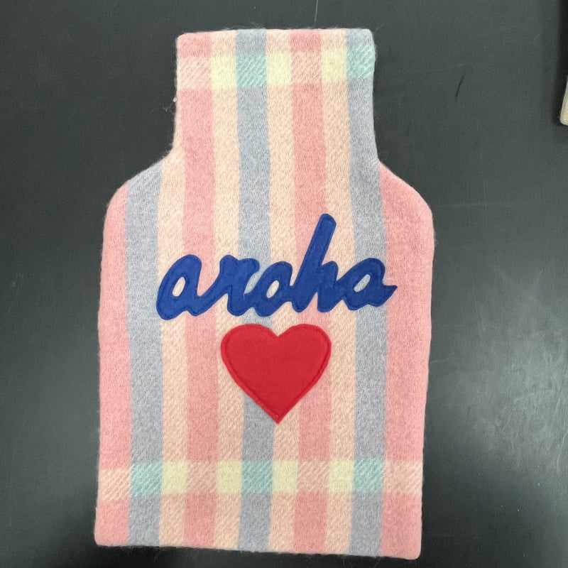 Blanket hot water bottle cover- Aroha