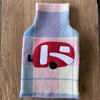 Blanket hot water bottle cover - Caravan
