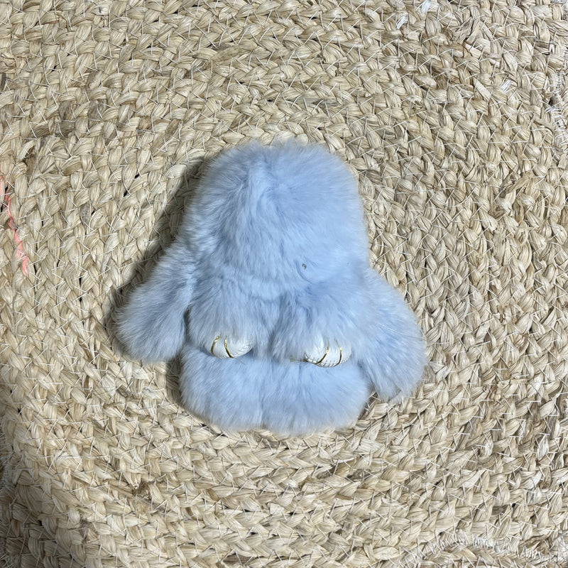 Fluffy Bunny Keyring