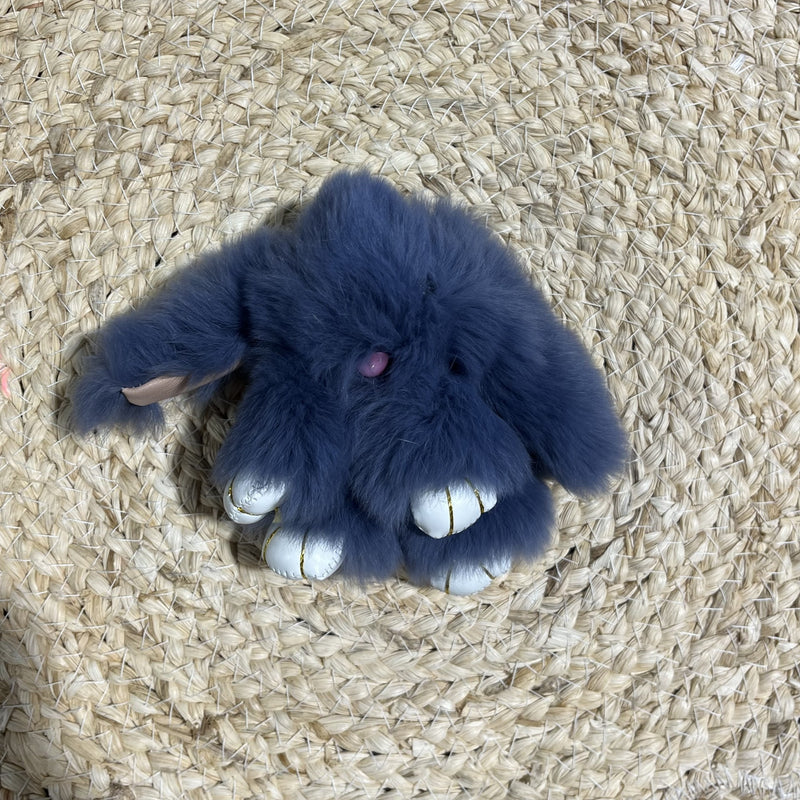 Fluffy Bunny Keyring