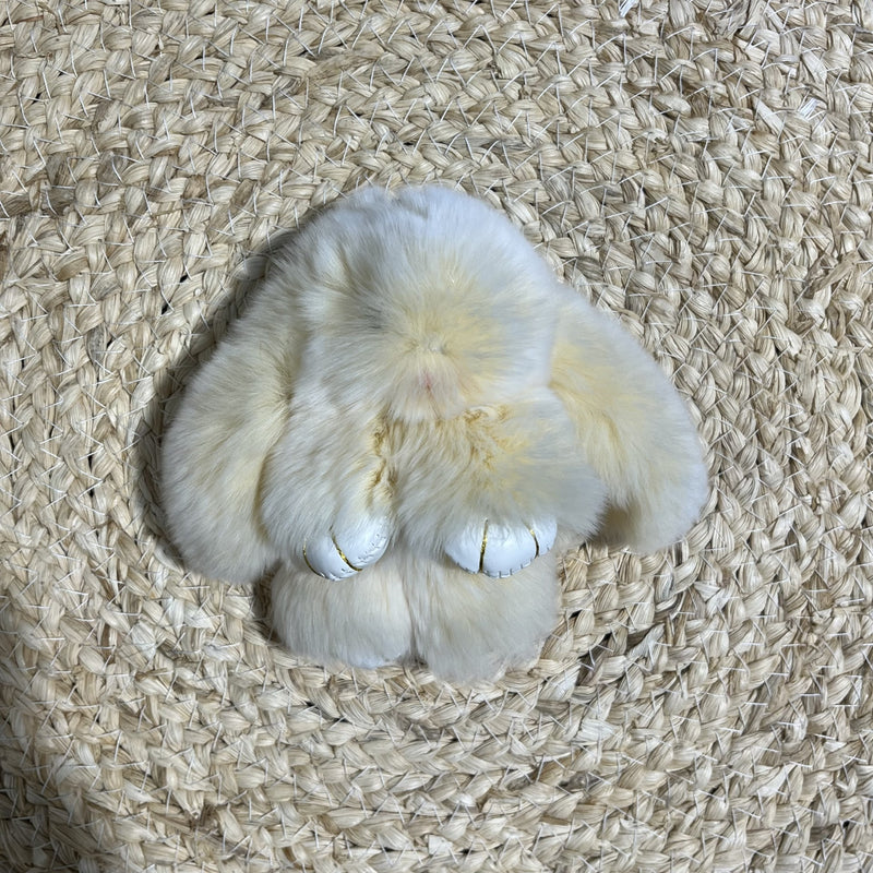 Fluffy Bunny Keyring