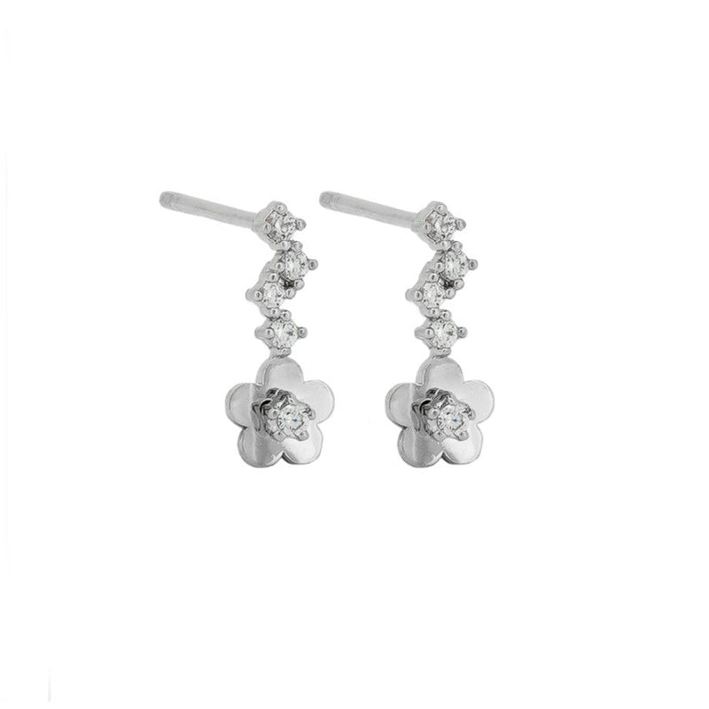 Silver Daisy Earring