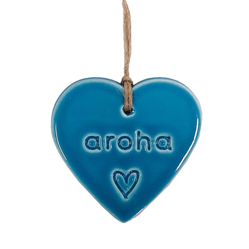 Bright Ceramic Hearts - Aroha