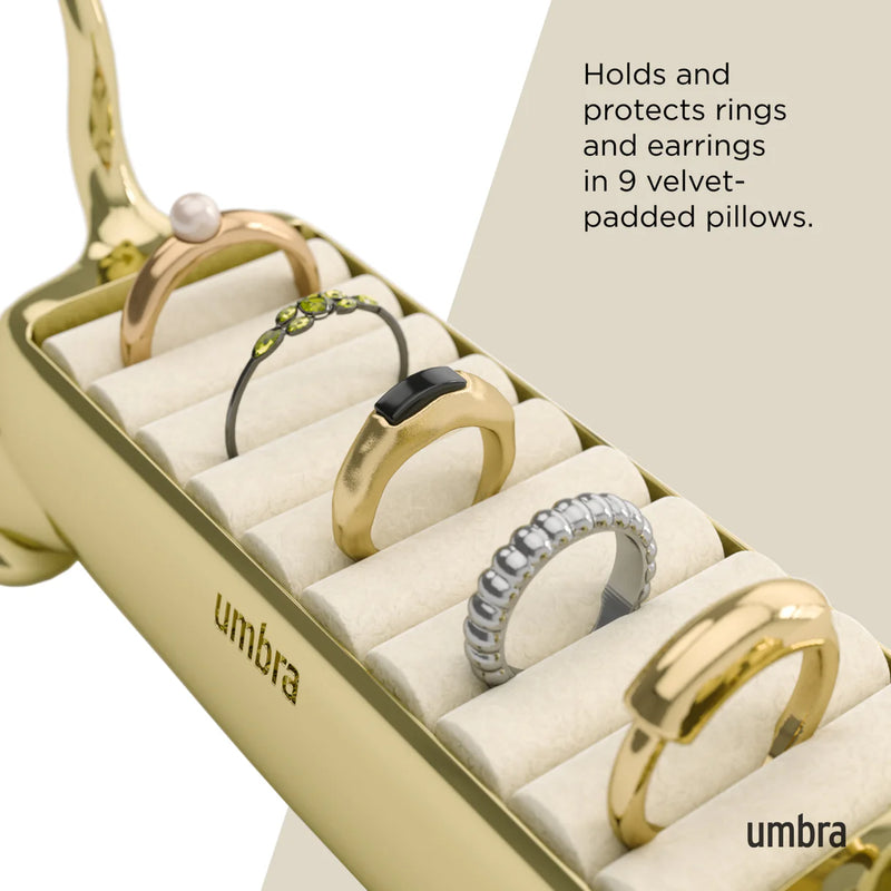 Umbra Ali Cat Ring Holder - Brass