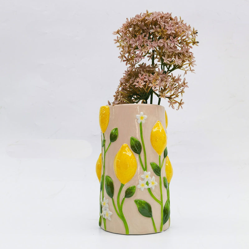 Tuscan Lemon Vase