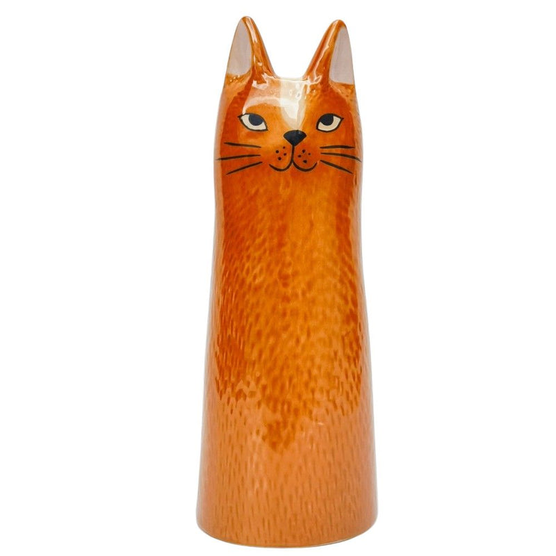 Bailey Cat Vase Orange Large