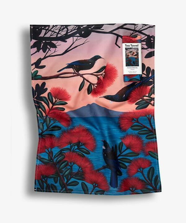 Tui's Feast Arkle's Bay Tea Towel