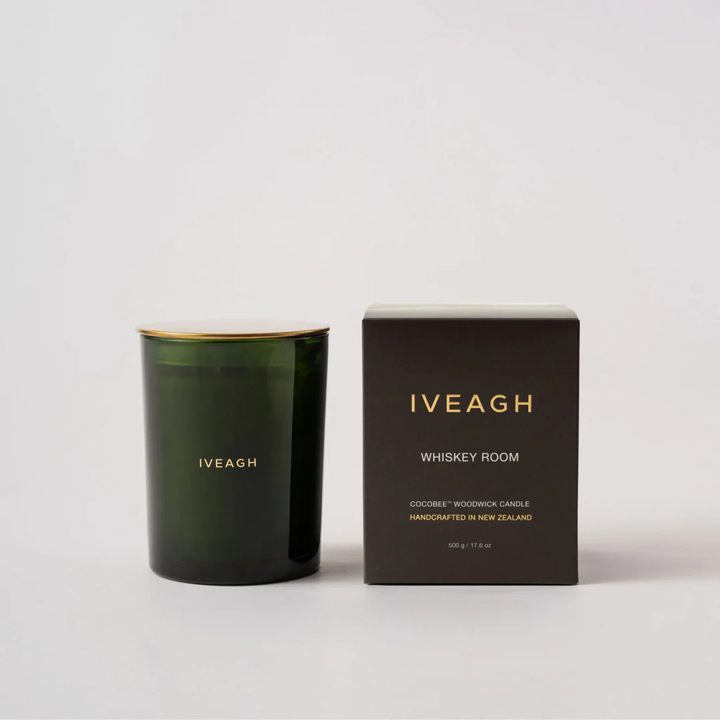 Iveagh Beeswax Candle - Whiskey Room