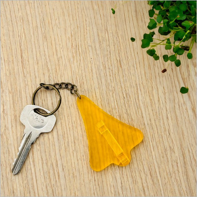 Acrylic Jet Plane Keyrings