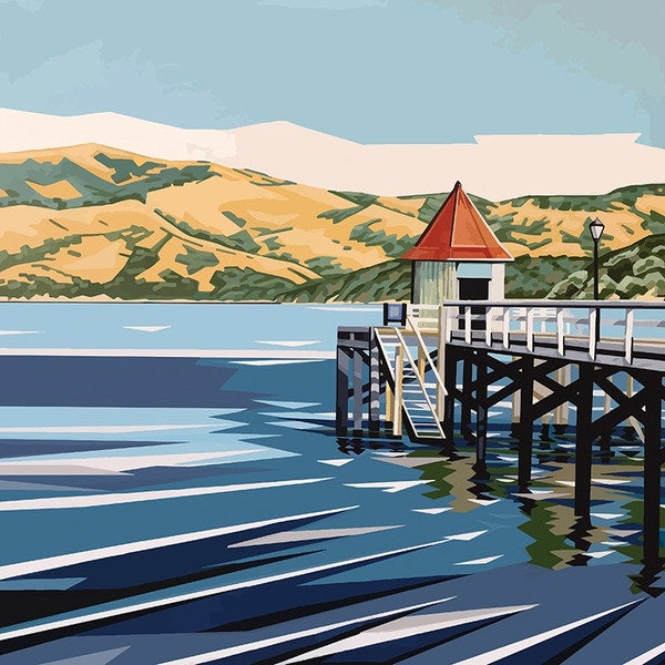 Akaroa Wharf - Ira Mitchell