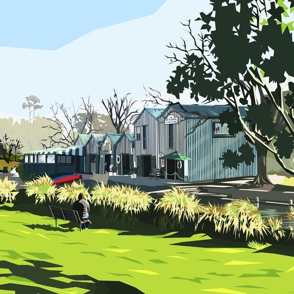 Antigua Boatsheds - Ira Mitchell