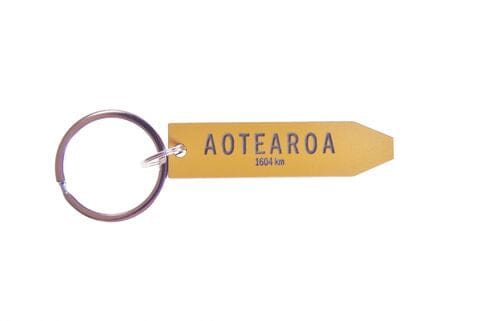 Aotearoa Road Sign Keyring