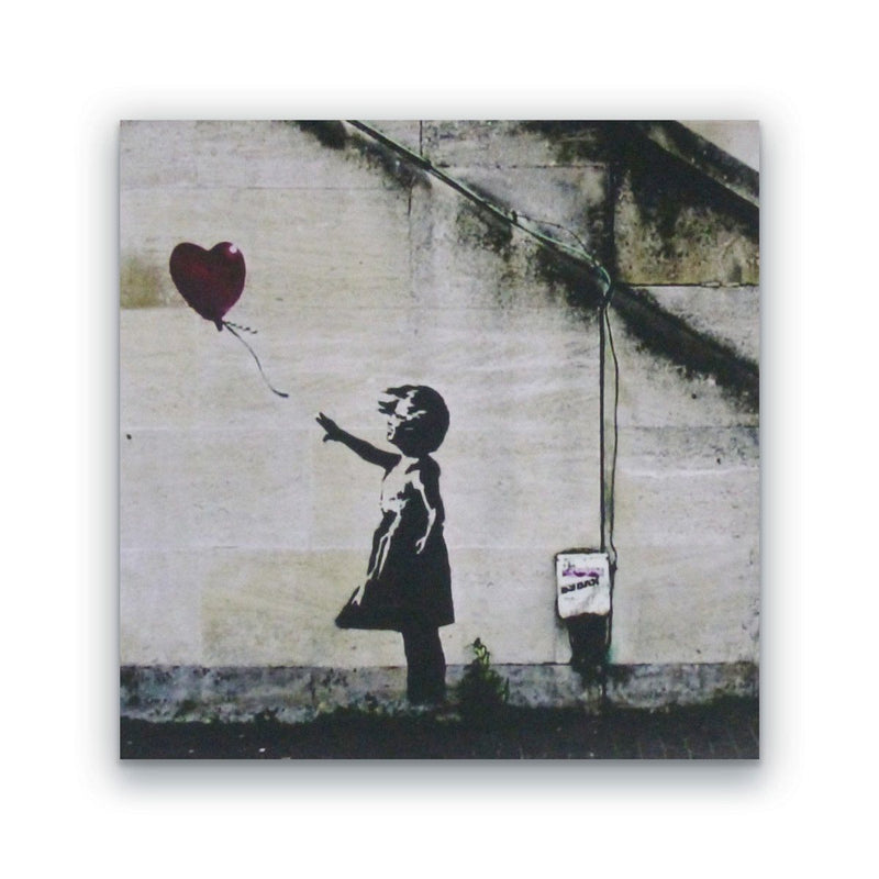 Banksy Heart Balloon Block