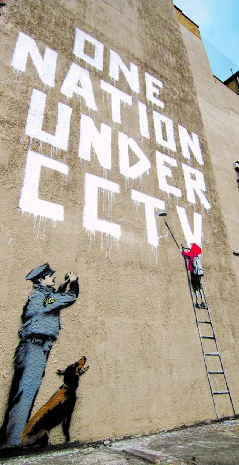 Banksy Nation Under CCTV block