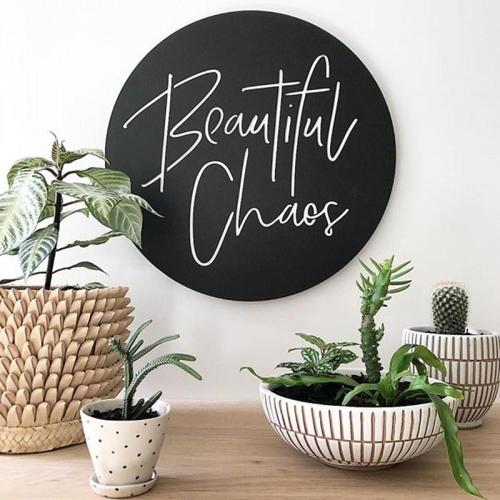 Beautiful Chaos - steel wall art