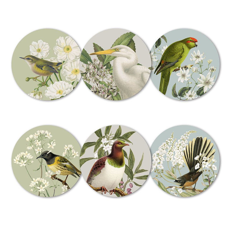 Birds and Botanicals of NZ- Box of 6 Placemats