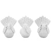 Ceramic Fantails - set of 3