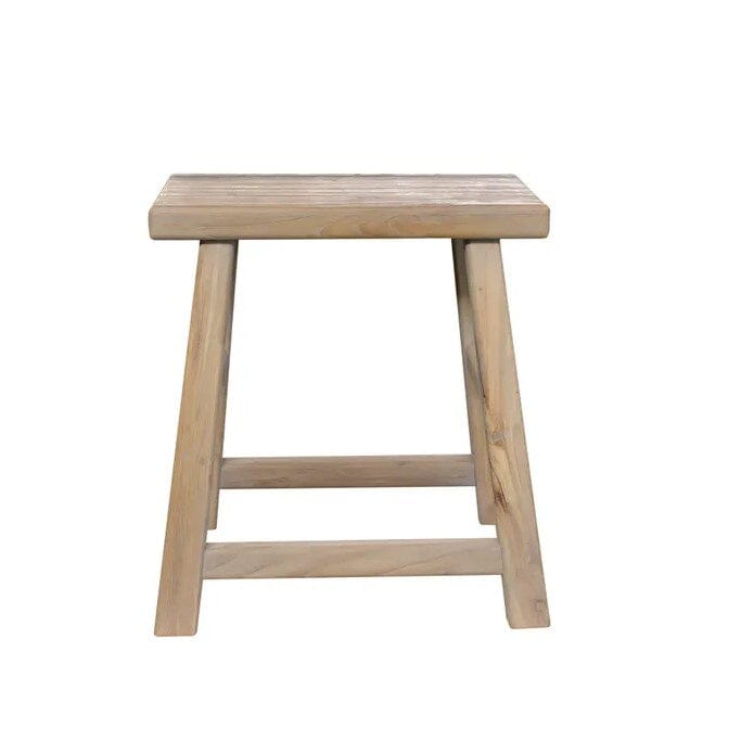 Coastline Aged Elm Rectangle Stool