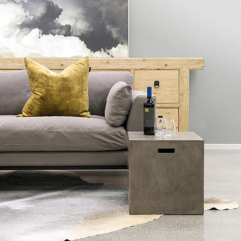 Concrete Stool - Cube