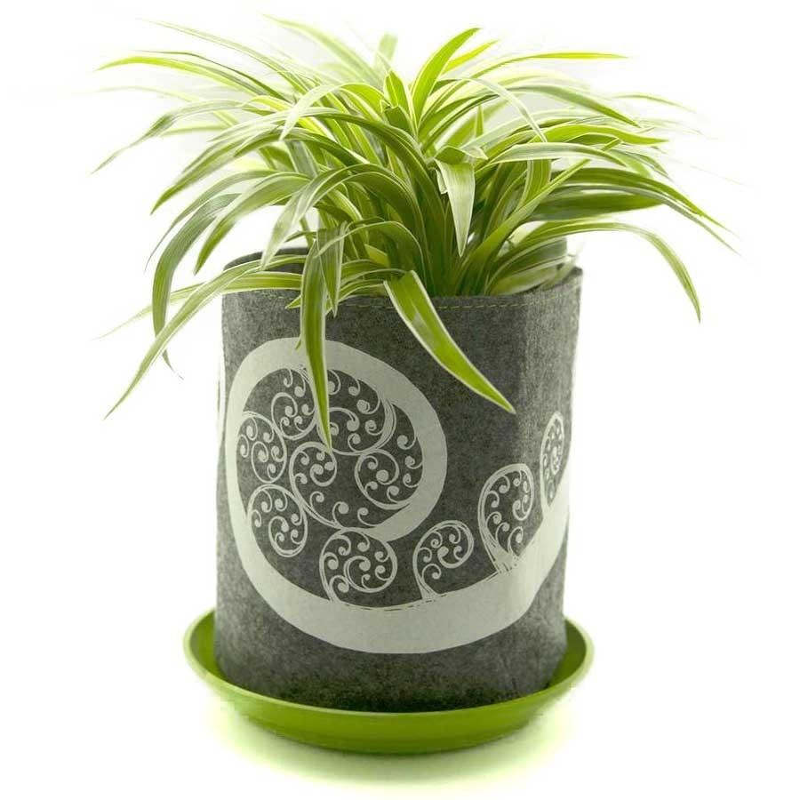 Eco felt Grow Bag - Fern Frond