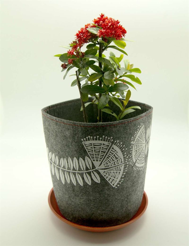 Eco felt Grow Bag - Pohutukawa