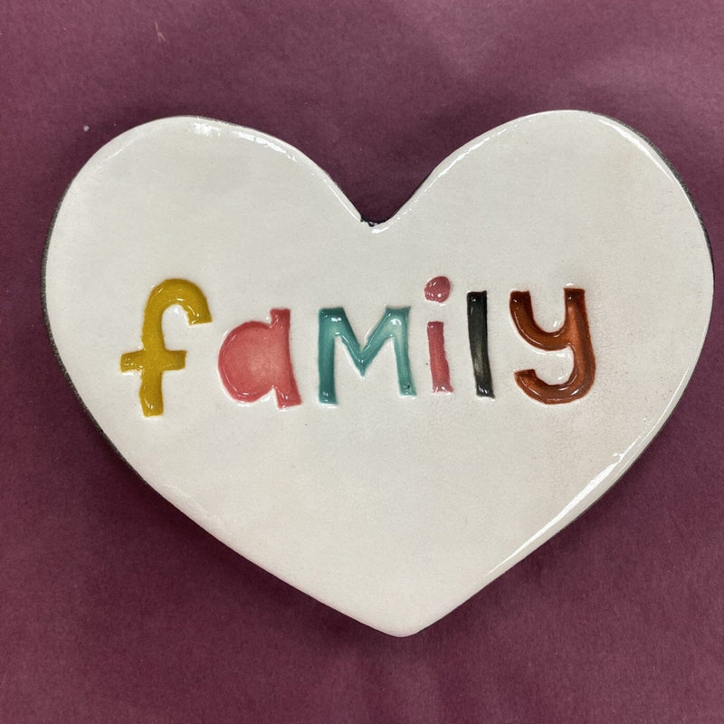 Family Rainbow Heart