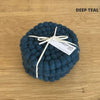 Felt ball Coasters - set of 4