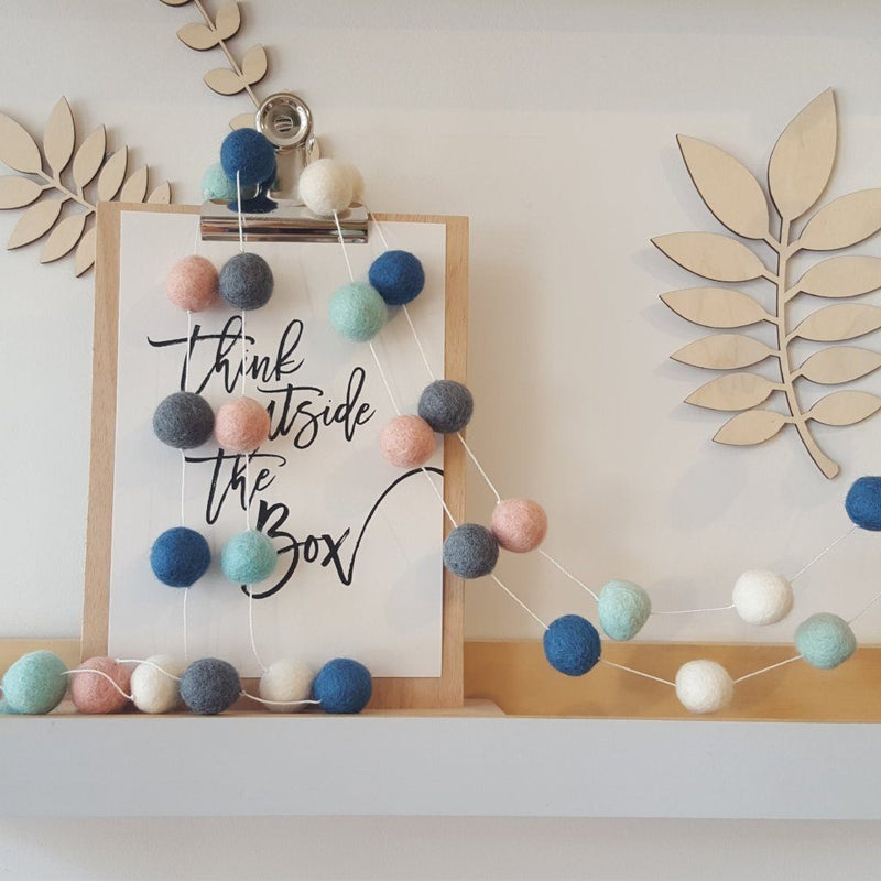 Felt Ball Garland