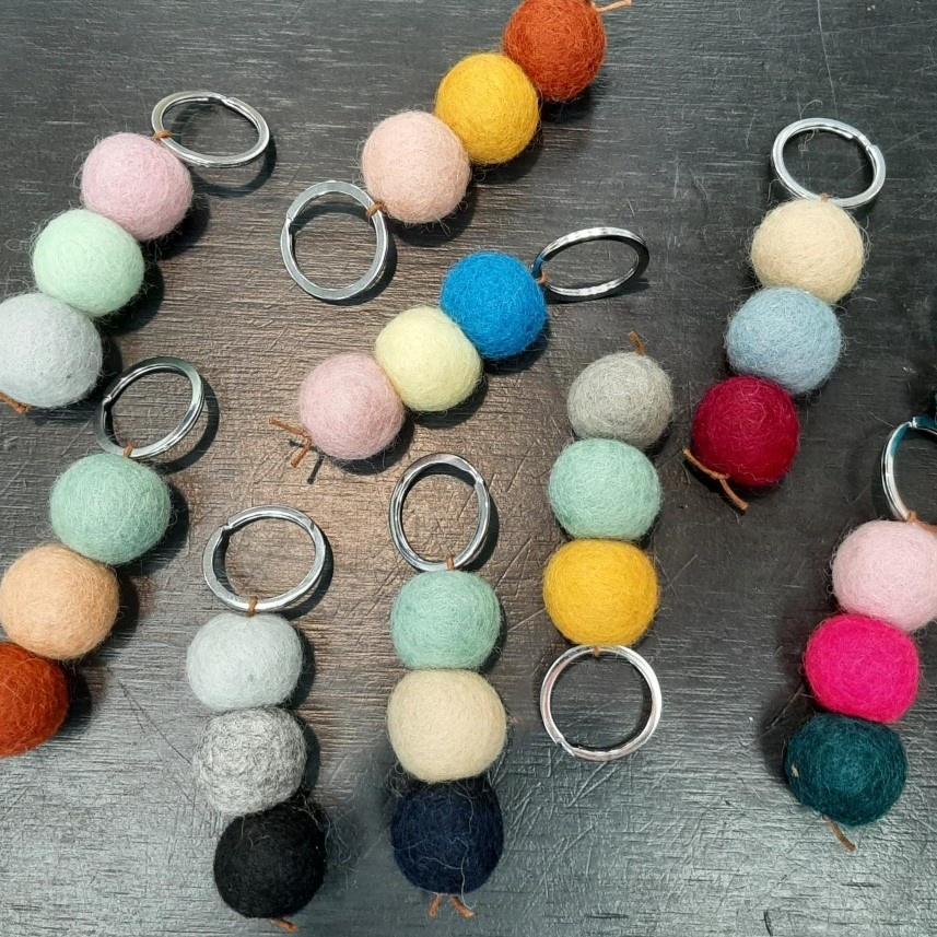 Felt key rings sale