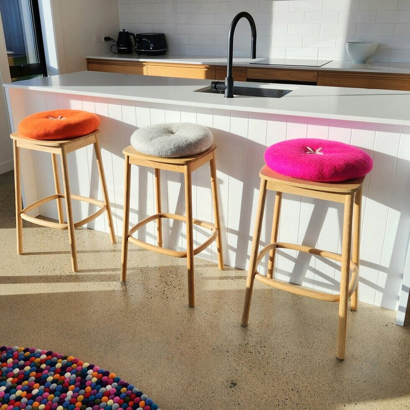 Felt Button Cushion